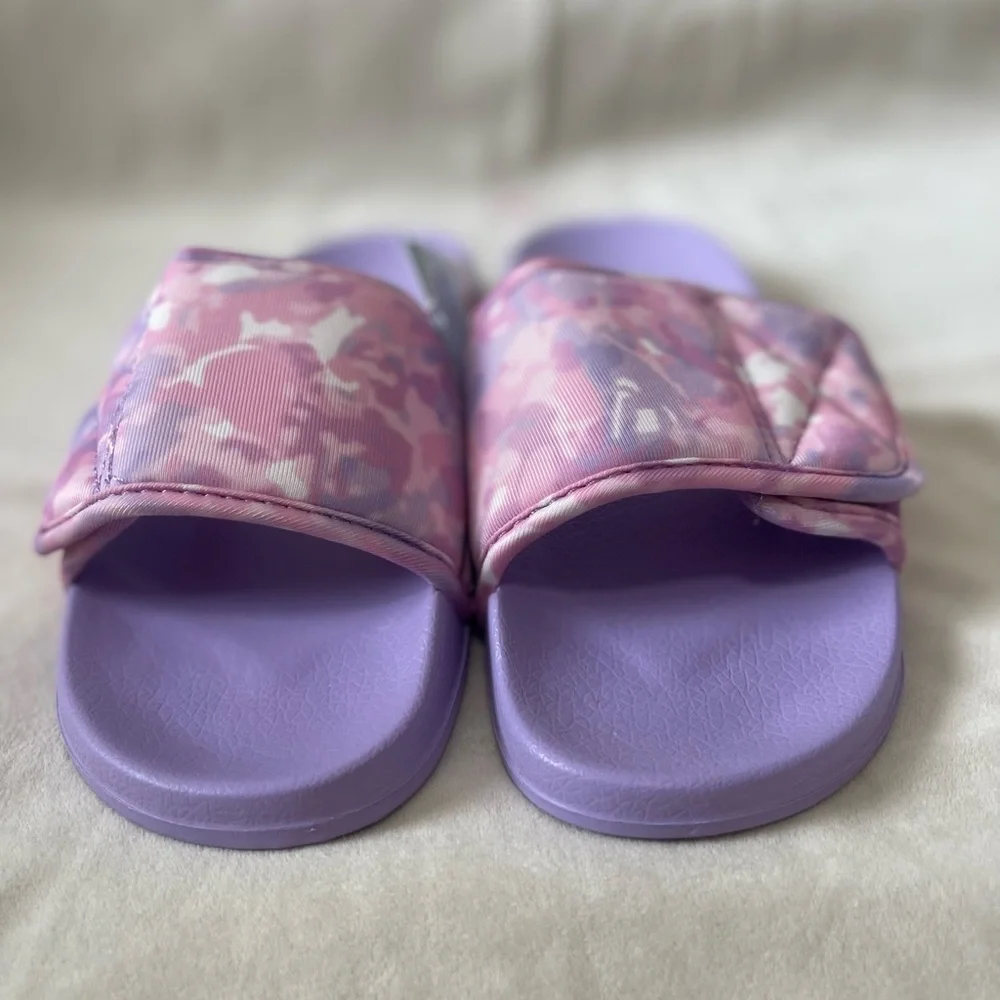 Cat & Jack Purple and Pink Quilted Slippers